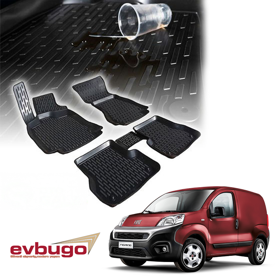 3D PASPAS SİYAH FIAT FIORINO 2007+(2PARÇA)